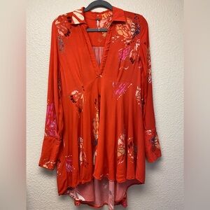 Free People Field of Butterflies Tunic